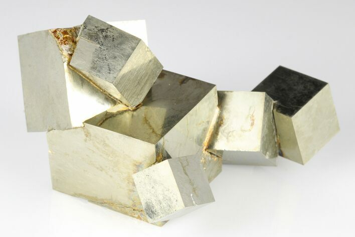 Natural Pyrite Cube Cluster - Spain #183214